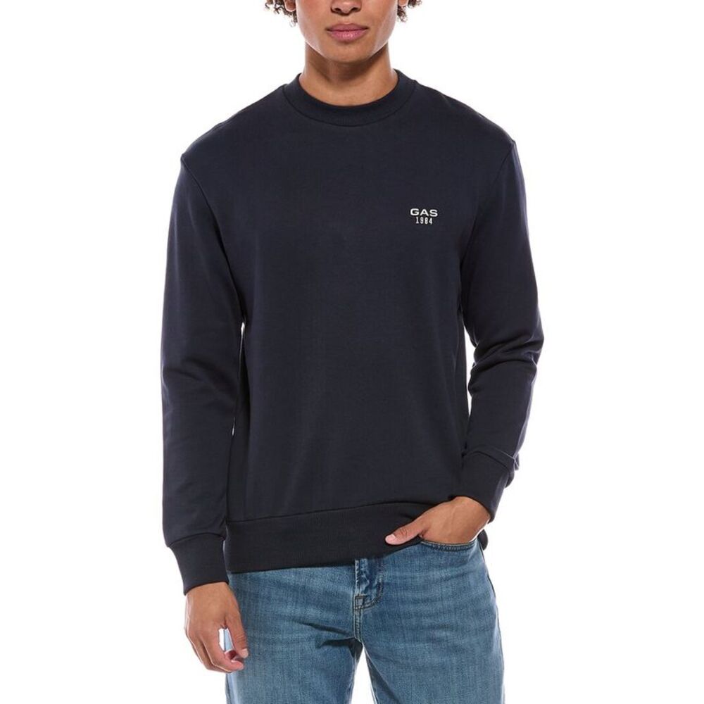 Gas Mens  Crewneck Sweatshirt, Blue